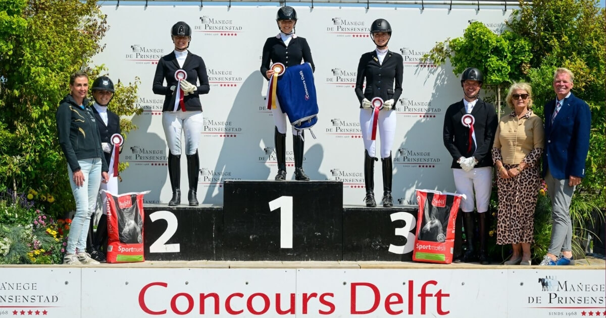 Winners Subli Competition Delft - four-year-old dressage horses